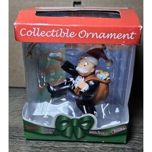 Vintage Hasbro Rich Uncle Pennybags Monopoly Sack Money Collectible Ornament NIB